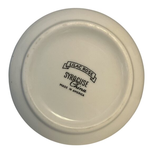 Syracuse China "Lilac Rose" Cream Pitcher – 4 x 5" – Floral Design – Made in USA - Picture 4 of 4